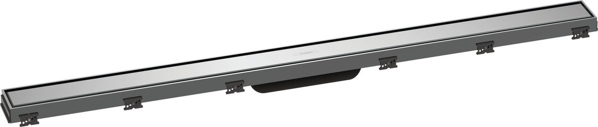HANSGROHE RainDrain Match Duschrinne 600 mm mit höhenverstellbarem Rahmen, chrom
