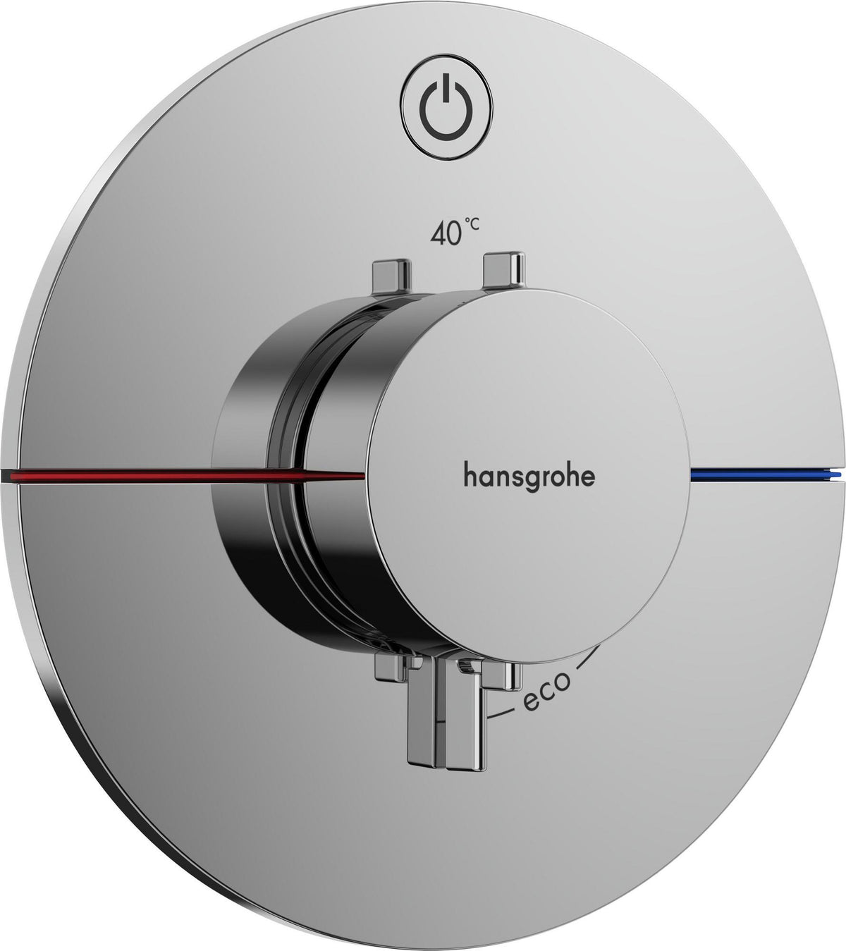 HANSGROHE ShowerSelect Comfort S Thermostat Unterputz Chrom – 1 Verbraucher, Select-Taste, iBox universal 2