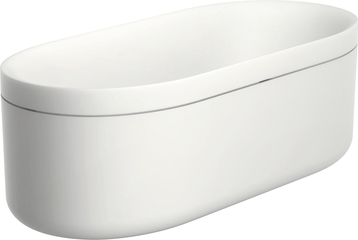 AXOR Suite Badewanne 1900 x 850 mm freistehend oval – SolidSurface, matt, 2 Personen