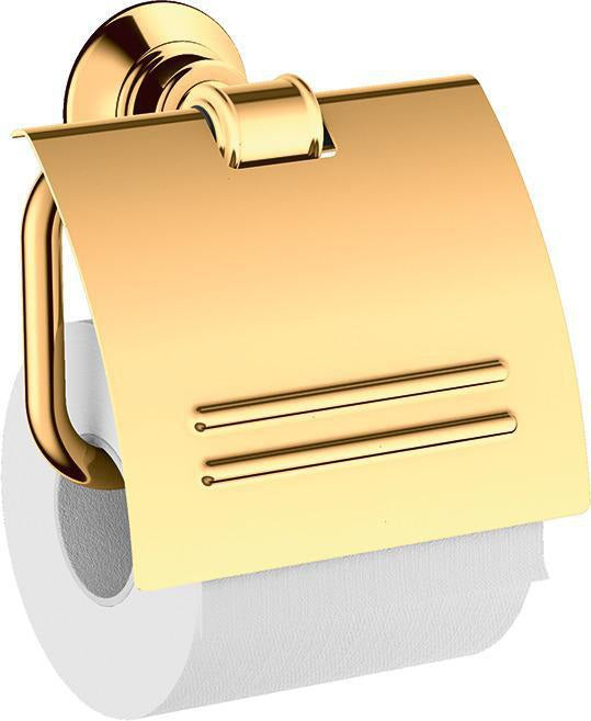 AXOR MONTREUX Papierrollenhalter Wandmontage Chrom – Metall, mit Deckel, verdeckte Befestigung
