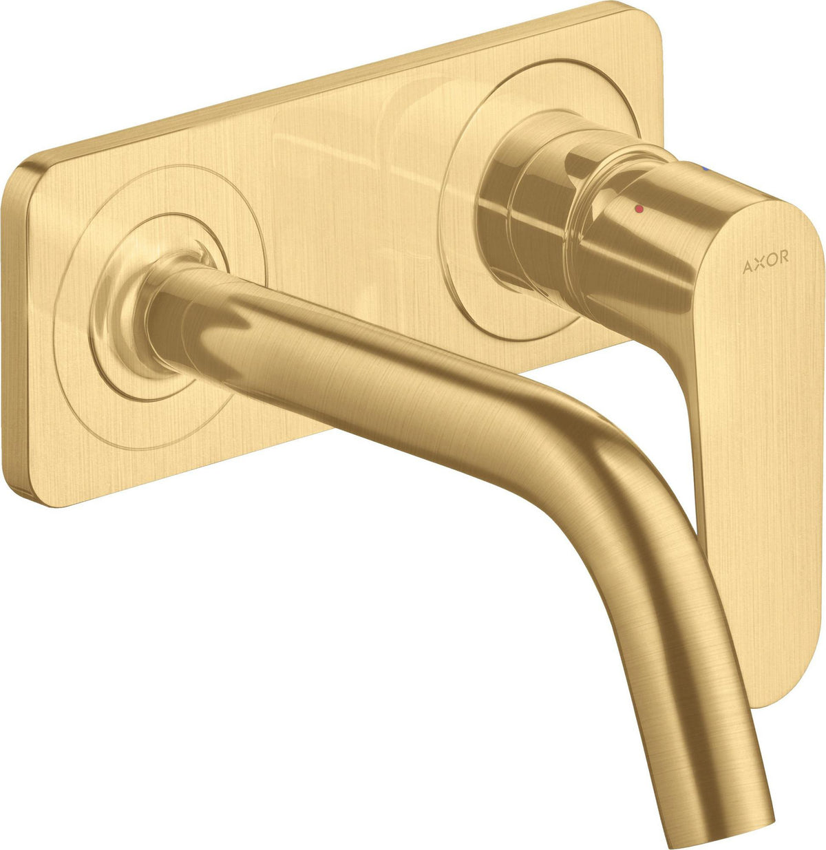 AXOR Citterio M Einhebel-Waschtischmischer Unterputz mit Platte, Chrom, 167 mm Auslauf