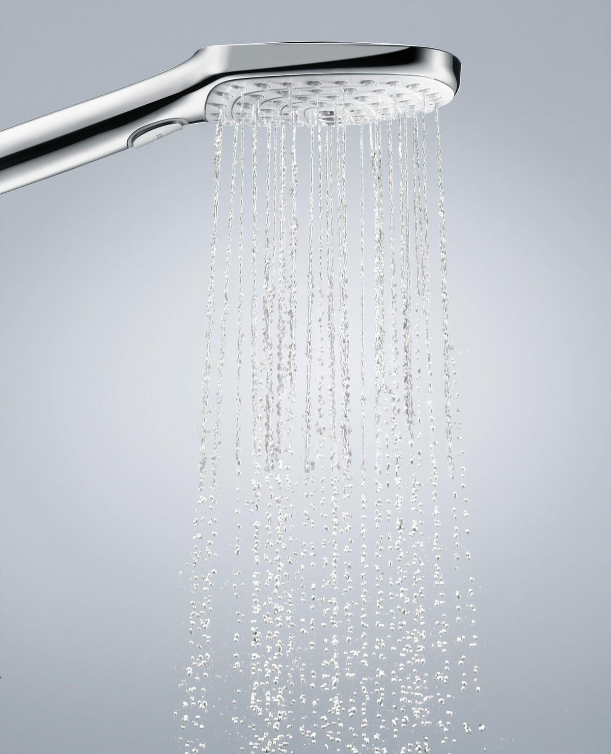 Handbrause RAINDANCE SELECT E 120 3jet von HANSGROHE – 3 Strahlarten, EcoSmart, QuickClean
