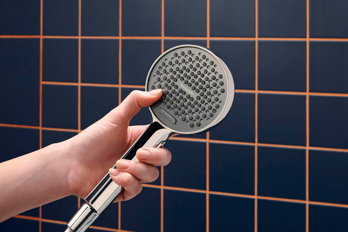 HANSGROHE Activera Select S 95 2jet EcoSmart Handbrause mit Booster, Chrom
