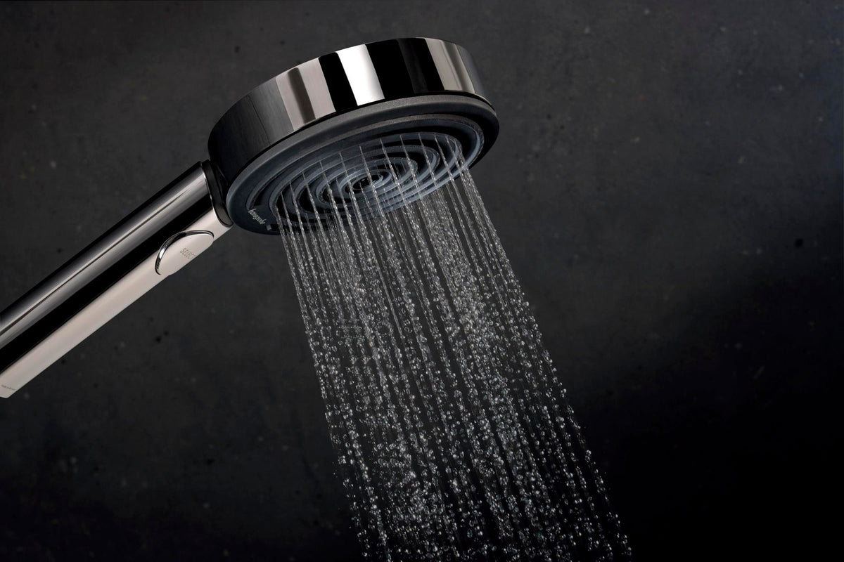 AXOR Pulsify Select S Brausesystem 105 3jet mit Ecostat Thermostat und 90 cm Brausestange in Chrom