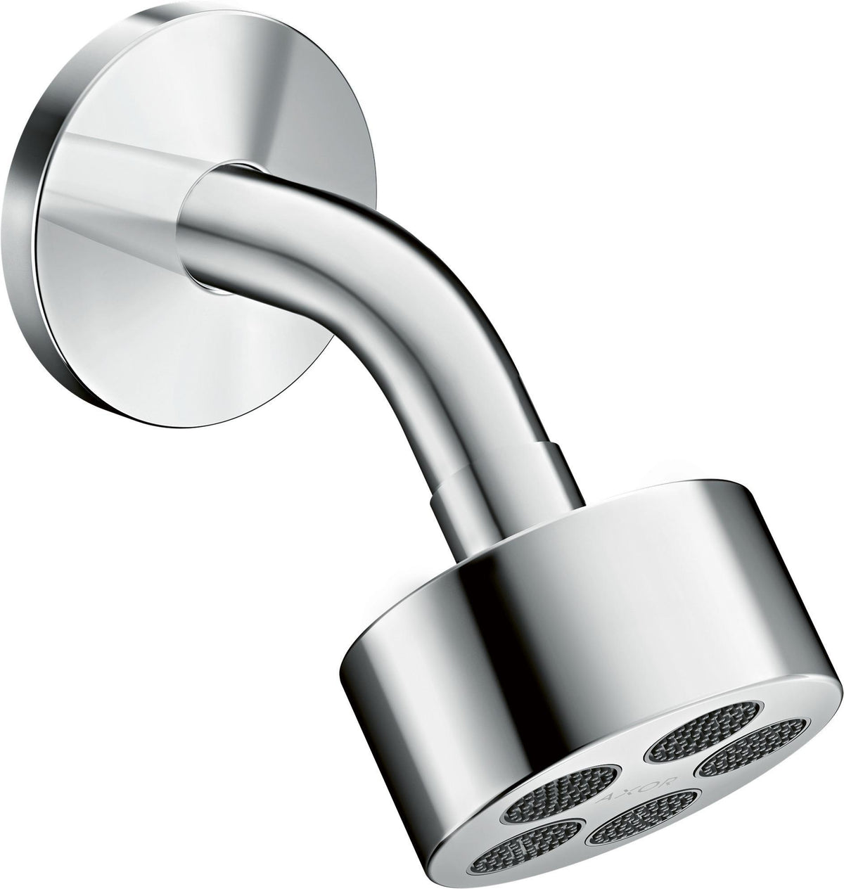 AXOR ONE 75 1jet EcoSmart Kopfbrause mit Brausearm – PowderRain, chrom