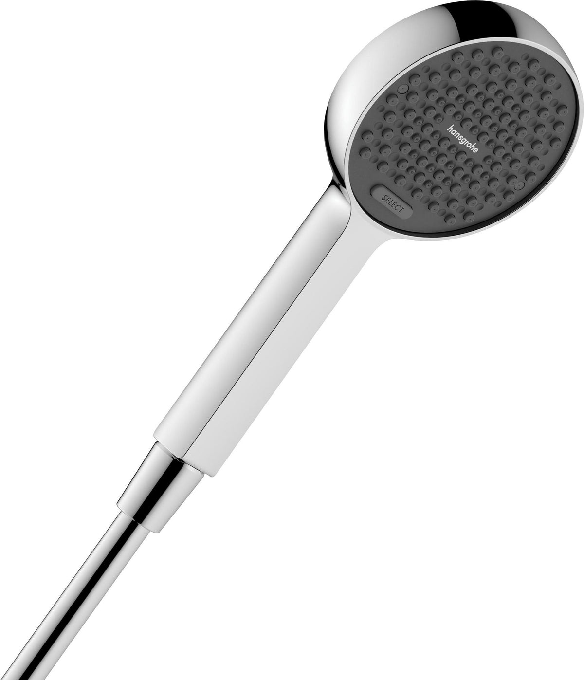 HANSGROHE Handbrause Activera Select S 95 2jet EcoSmart Chrom – 2 Strahlarten, Select-Taste, QuickClean+