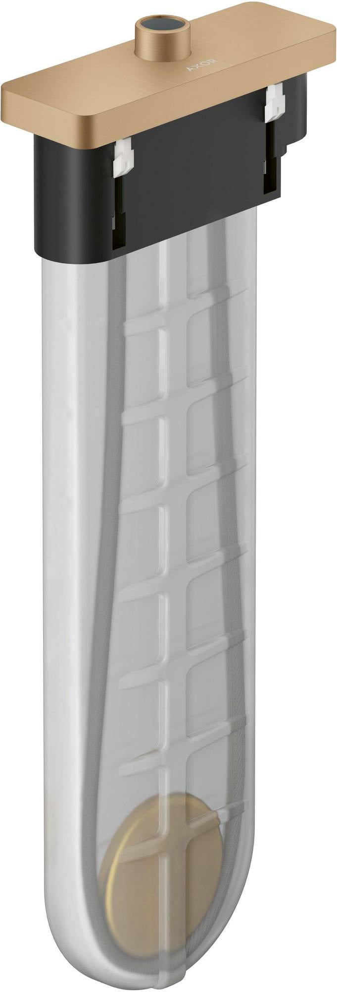 AXOR Citterio C Fertigset softsquare Chrom – sBox Schlauchbox für Wannen- und Fliesenrand