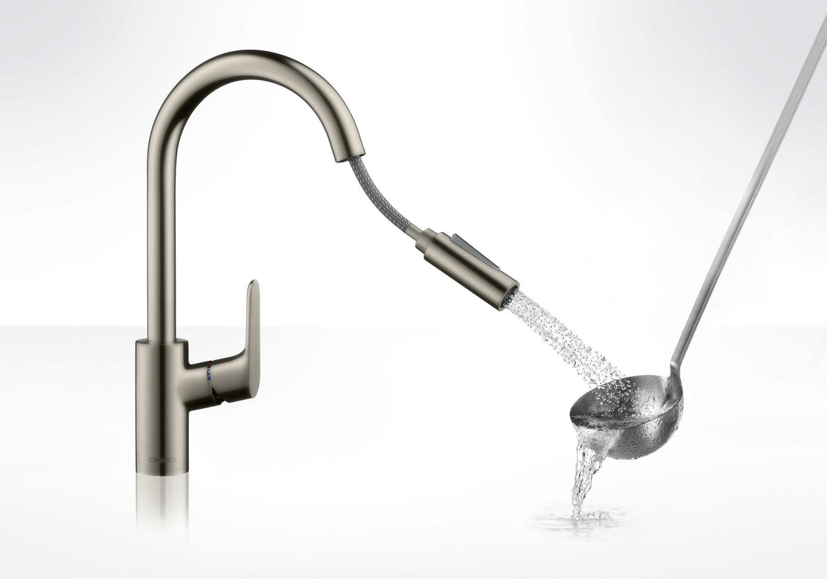 HANSGROHE Focus M41 Einhebel-Küchenmischer 240 mit Ausziehbrause, Chrom