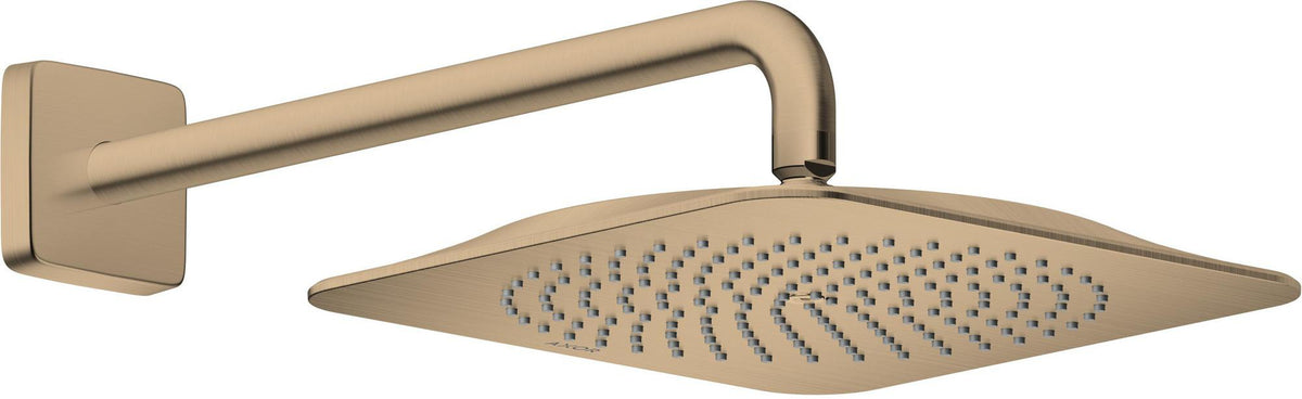 AXOR Citterio C Kopfbrause 270x270 mm mit Brausearm – PowderRain Strahlart, Chrom