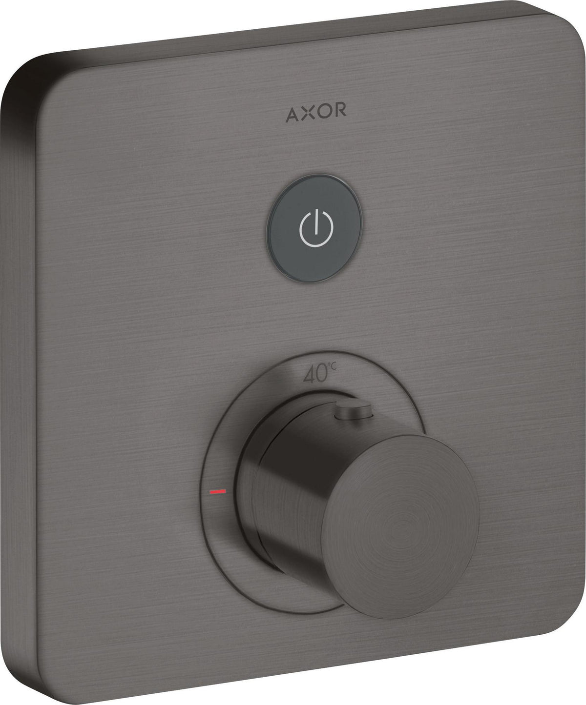AXOR ShowerSelect Soft Thermostatbatterie für 1 Verbraucher – Unterputz, Chrom, Select-Button