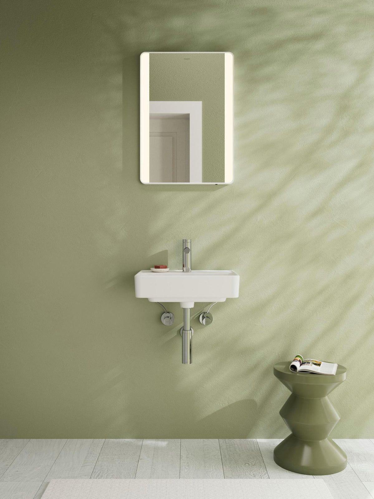HANSGROHE Zesis S 100 Waschtisch-Einhebelmischer mit Zugstangen-Ablaufgarnitur mattschwarz – ComfortZone 100, CoolStart