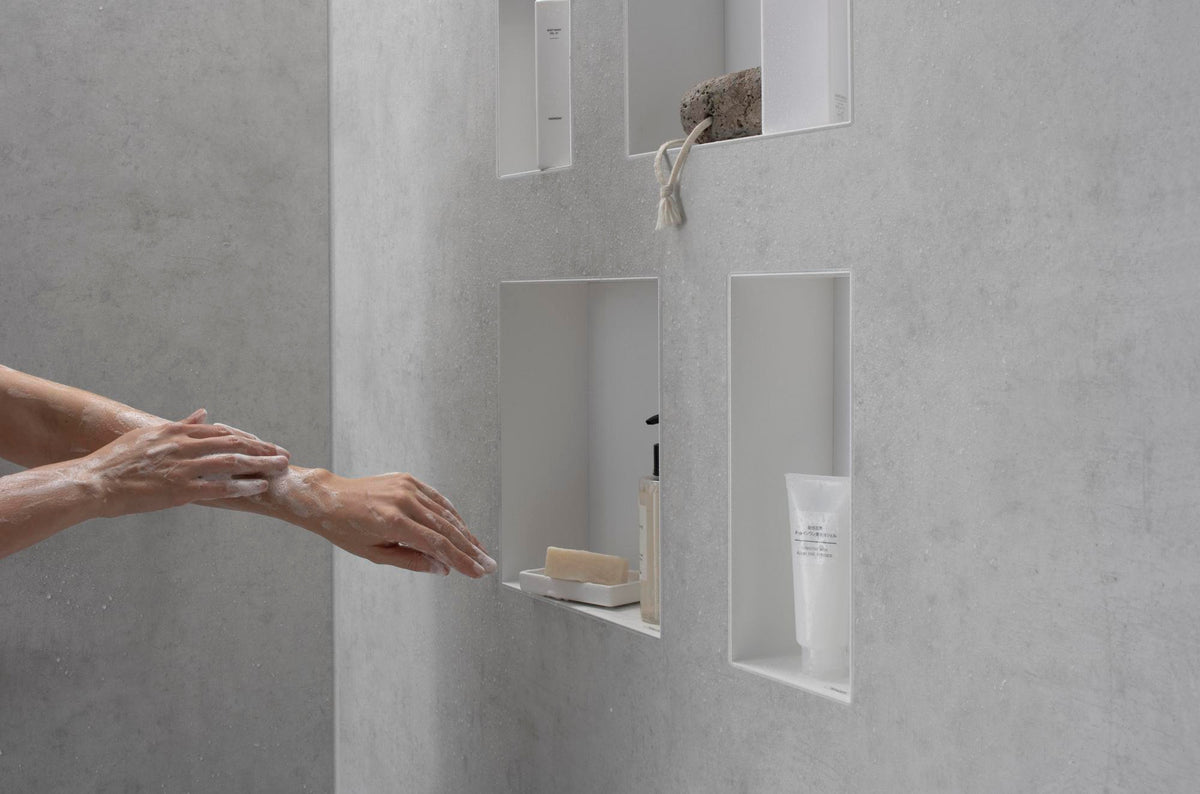 HANSGROHE XtraStoris Minimalistic Wandnische rahmenlos mattschwarz 300x150x100 mm