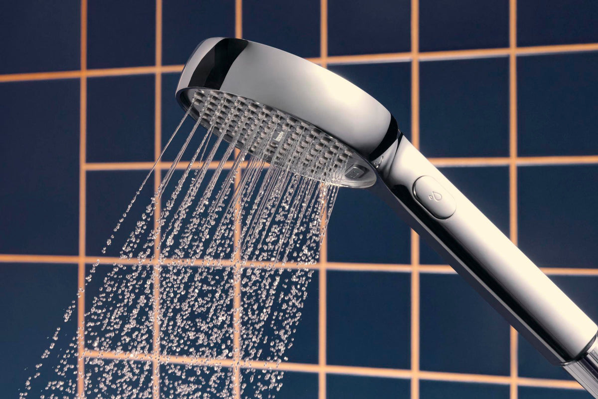 HANSGROHE Activera Select S 95 2jet EcoSmart Handbrause mit Booster, Chrom
