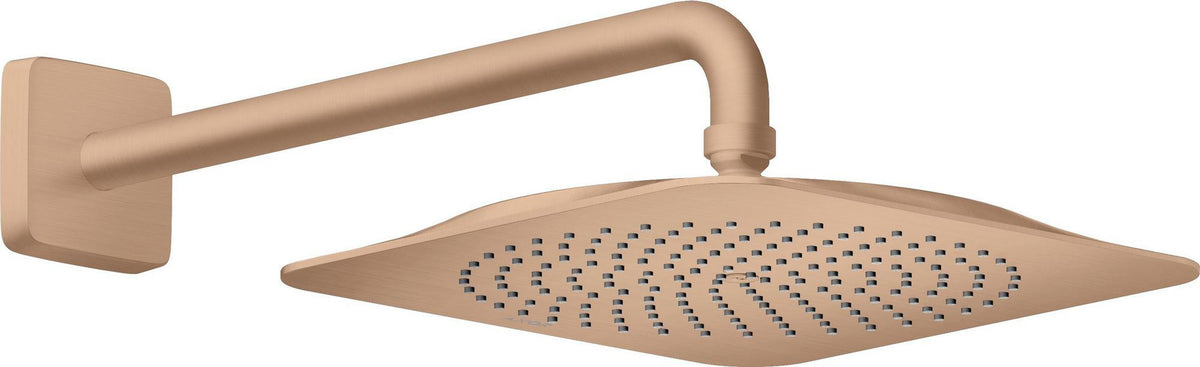 AXOR Citterio C Kopfbrause 270x270 mm mit Brausearm – PowderRain Strahlart, Chrom