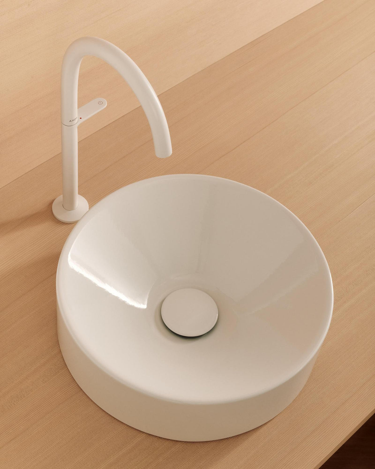 AXOR ONE Select 260 Waschtischmischer mit Push-Open Ablaufgarnitur, chrom