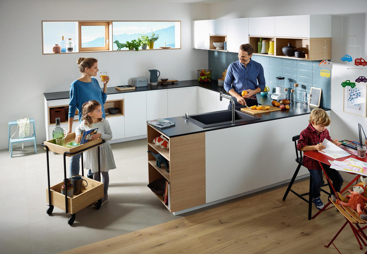 HANSGROHE Spülencombi Select 200 C51-F660-07 mit Einhebel-Küchenmischer chrom