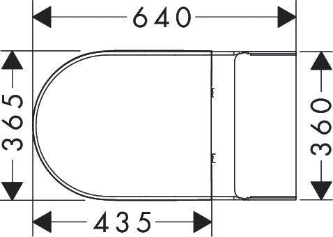 HANSGROHE EluPura Original S Stand-WC Set weiß mit Spülkasten, WC-Sitz und AquaChannel Flush