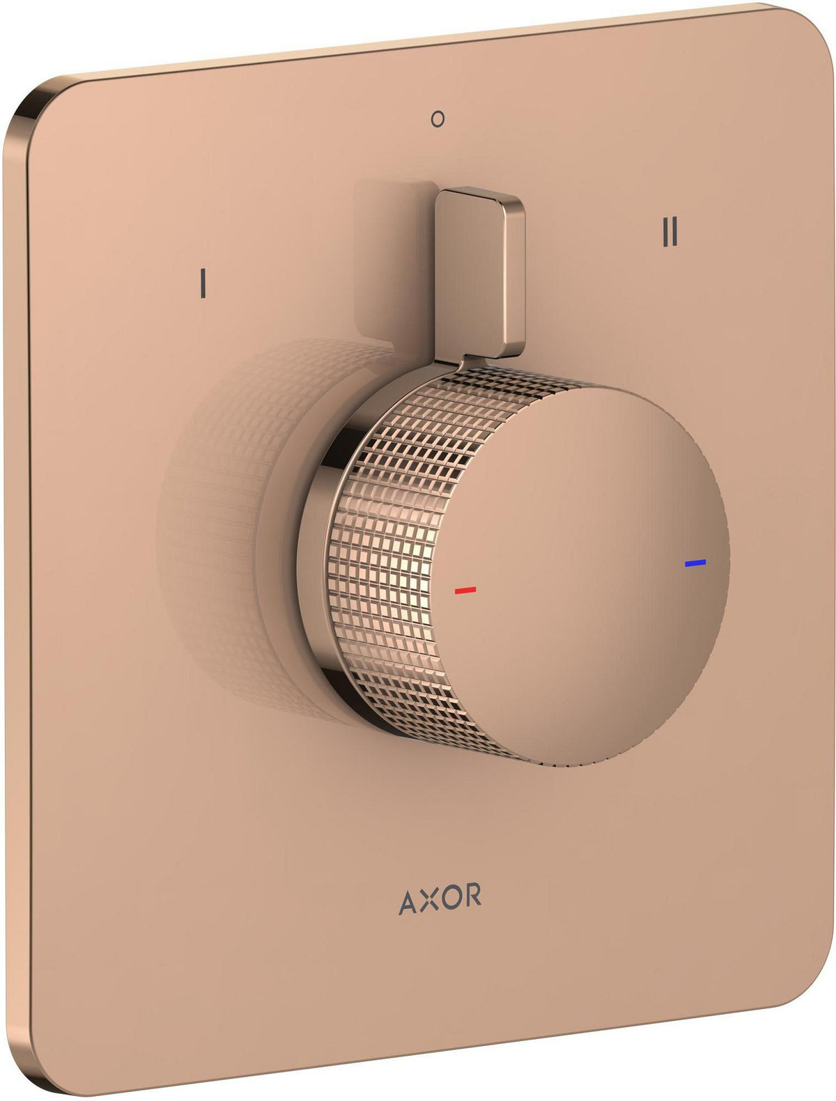 AXOR Citterio C Brausemischer UP für 2 Verbraucher, Chrom, quadratisch, thermostatisch