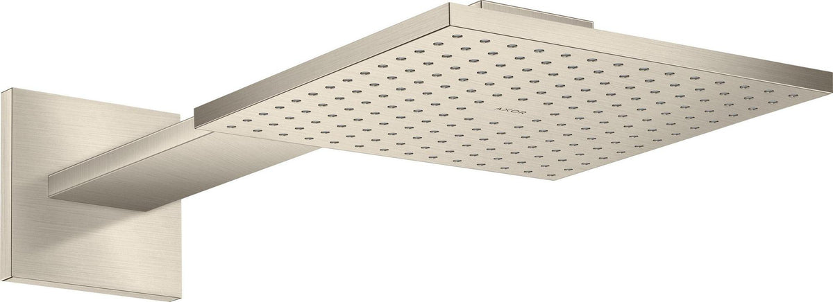 AXOR Kopfbrause 250/250 1jet Chrom mit Brausearm – PowderRain Strahl für Wandmontage