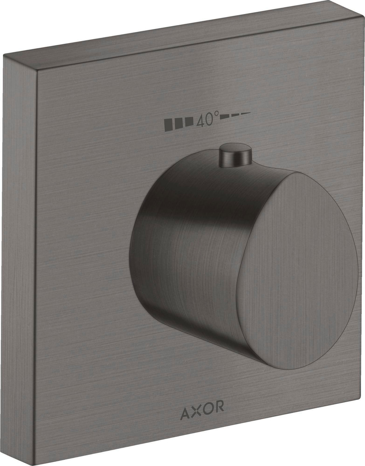 AXOR Starck Organic Highflow Unterputz-Thermostat 12x12 in Chrom – thermostatische Temperaturregelung