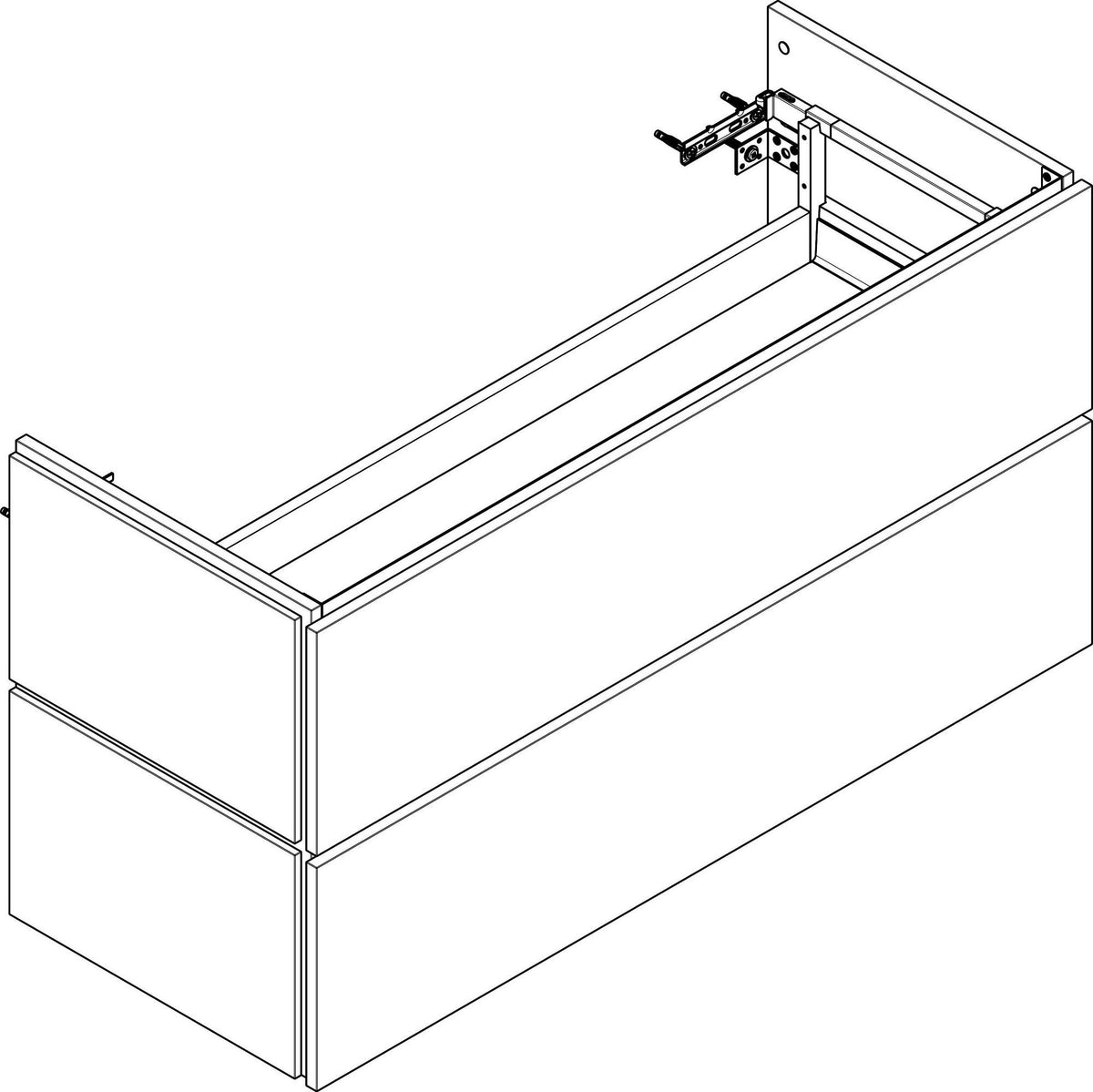 HANSGROHE Waschtischunterschrank Xilesa E 1180 mm mit 2 Schubkästen und SoftClose