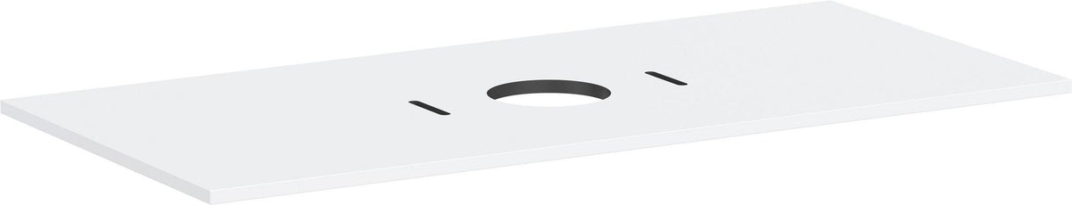 HANSGROHE Xilesa E Konsole 1180 mm Eiche mit mittigem Ausschnitt für Aufsatzwaschtisch
