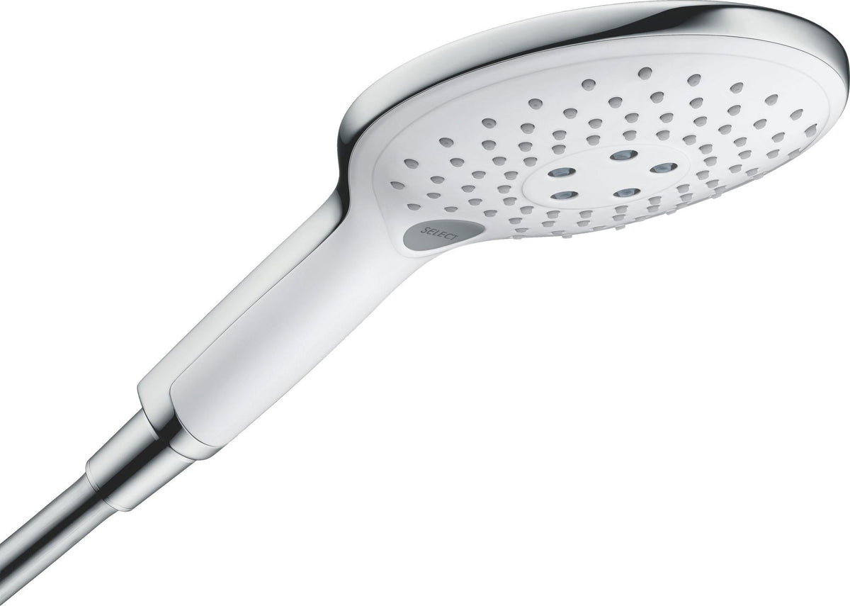 Hansgrohe Raindance Select S 150 3jet Handbrause DN 15 Chrom – 3 Strahlarten, Select-Taste, QuickClean