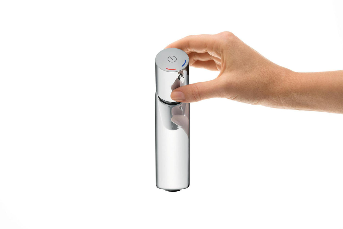 HANSGROHE Talis E Select Waschtisch-Einhandhebelmischer DN 15 Chrom mit Zugstangen-Ablaufgarnitur