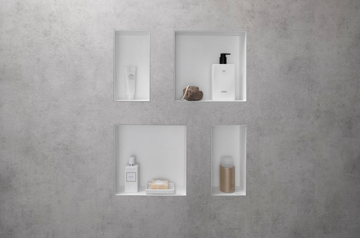 HANSGROHE XtraStoris Minimalistic Wandnische rahmenlos mattschwarz 300x150x100 mm