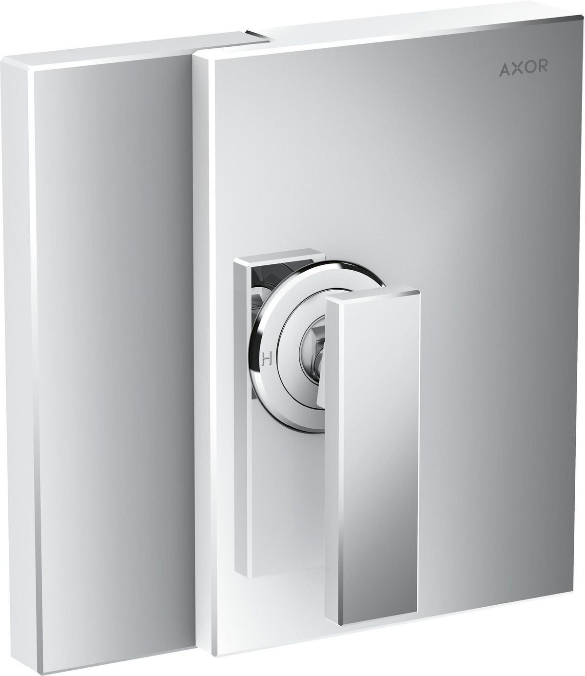 AXOR Edge Fertigmontageset Unterputz Brausenmischer Chrom – Thermostatisch, 1 Verbraucher