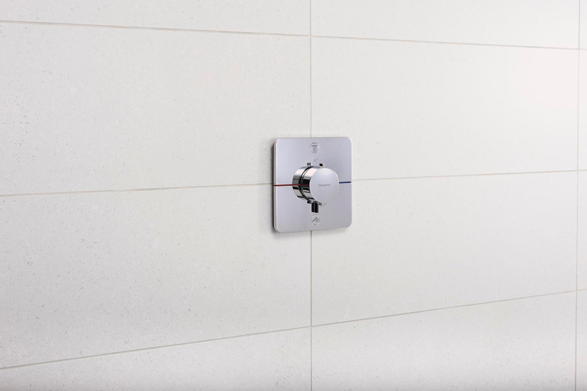 HANSGROHE ShowerSelect Comfort Q Thermostat UP Chrom – 2 Verbraucher, Select-Tasten, Mengensteuerung