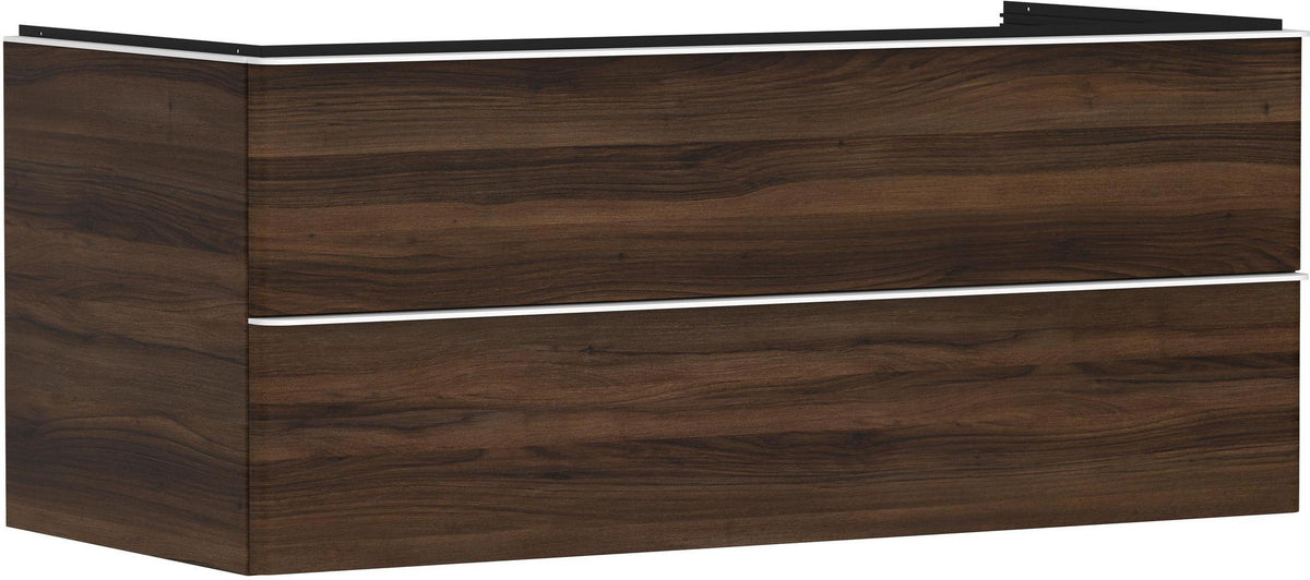HANSGROHE Waschtischunterschrank Xelu Q 1180 mm, weiß hochglanz, 2 Schubkästen, SoftClose