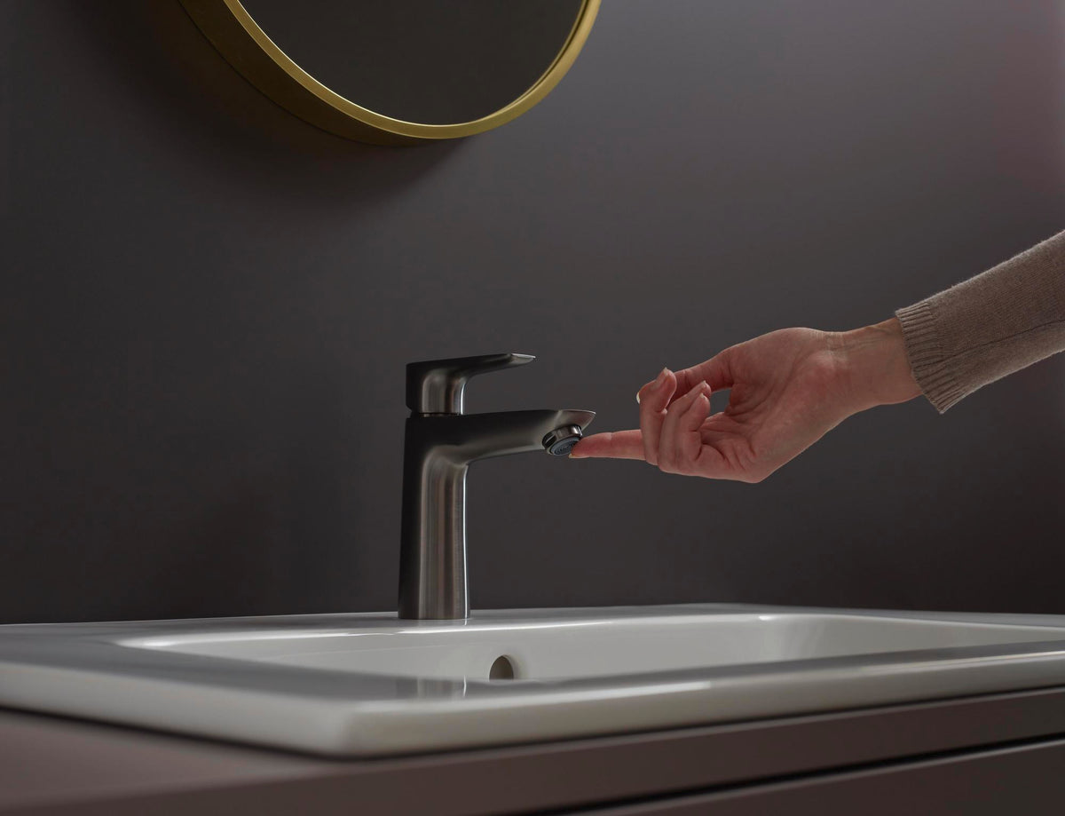 HANSGROHE Talis E Einhebel-Waschtischmischer 110 mit Ablaufgarnitur, chrom – ComfortZone, 5 l/min