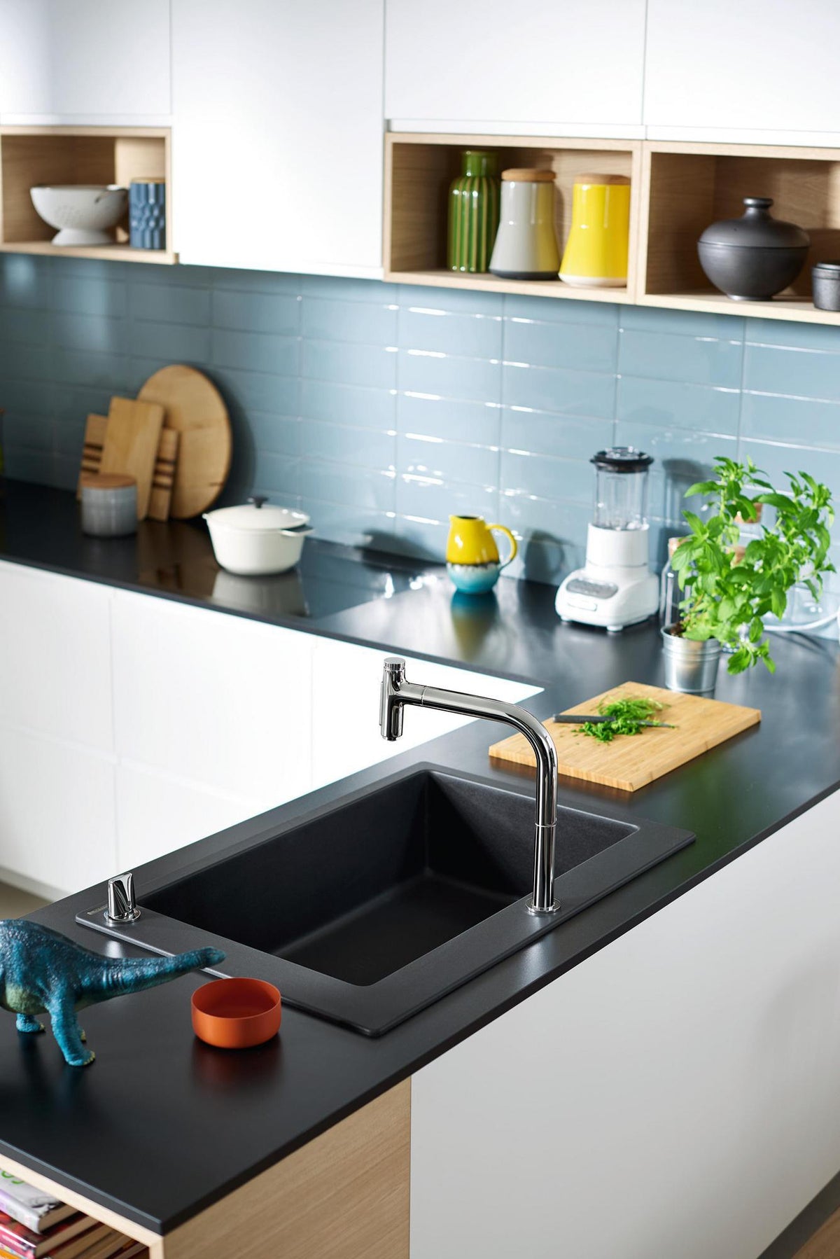 HANSGROHE Spülencombi Select 200 C51-F660-07 mit Einhebel-Küchenmischer chrom