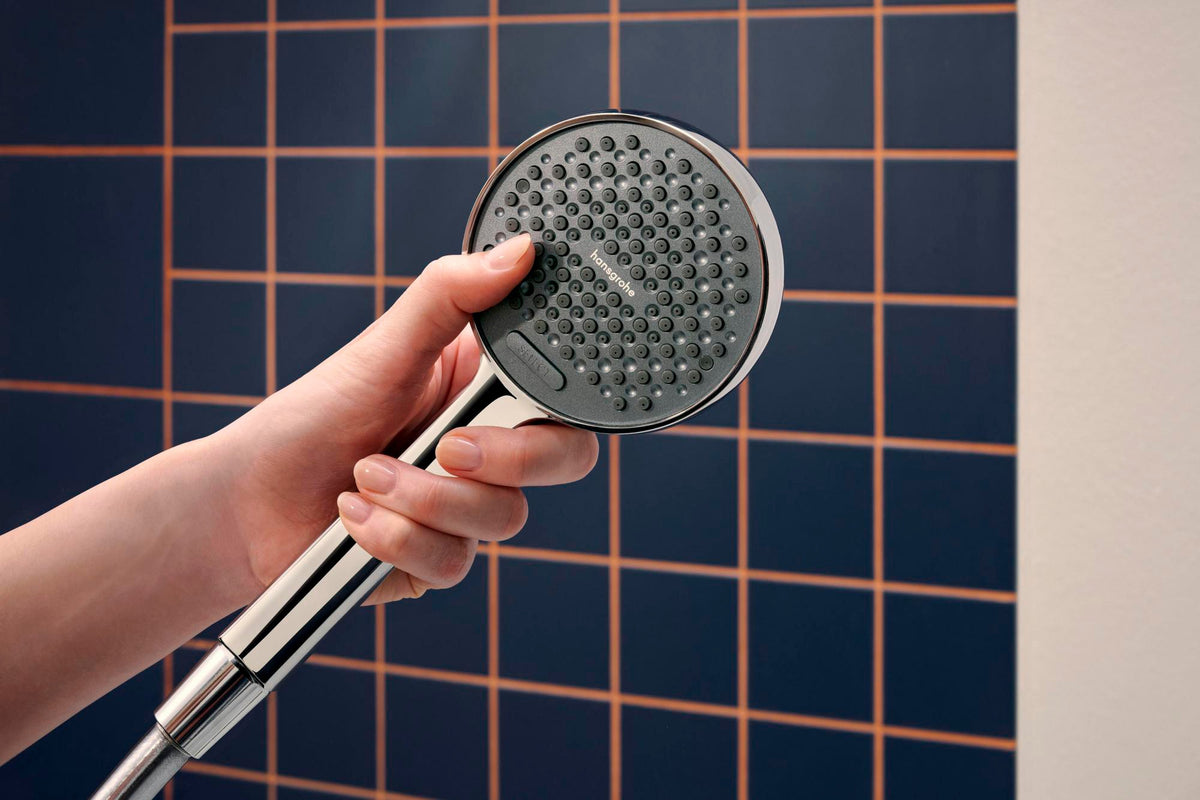 HANSGROHE Handbrause Activera Select S 95 2jet EcoSmart Chrom – 2 Strahlarten, Select-Taste, QuickClean+