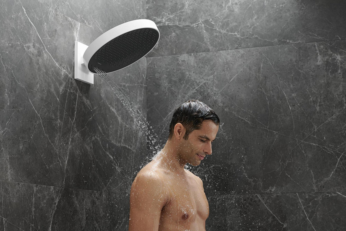 HANSGROHE Kopfbrause Rainfinity 360 3jet Wandmontage Chrom – 3 Strahlarten & Antikalk