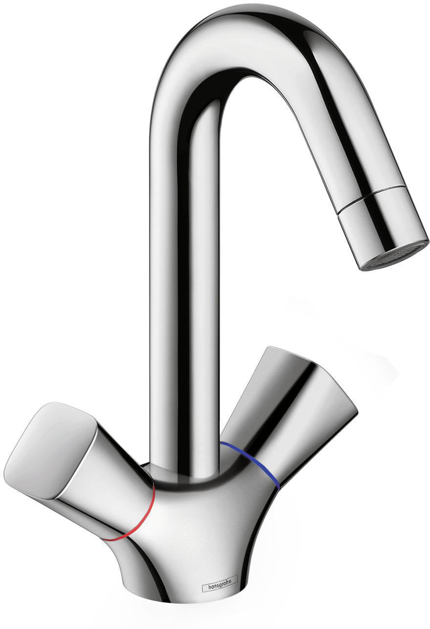 HANSGROHE Logis 2-Griff-Waschtischmischer DN 15 chrom – ComfortZone 150, 5 l/min