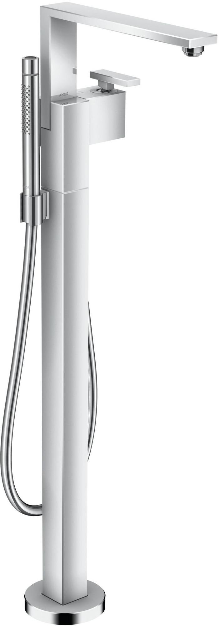 AXOR Edge Wannenmischer Fertigset zur Bodenmontage in Chrom – Hansgrohe