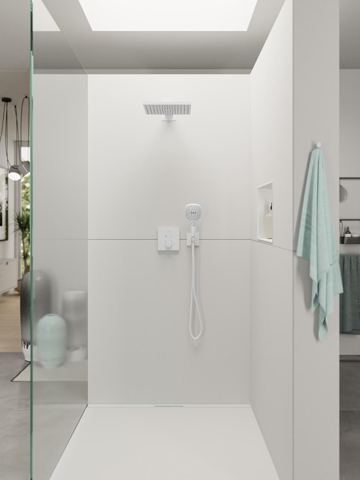 HANSGROHE Raindance Select E 120 3jet Handbrause mit Select-Taste und QuickClean in Chrom