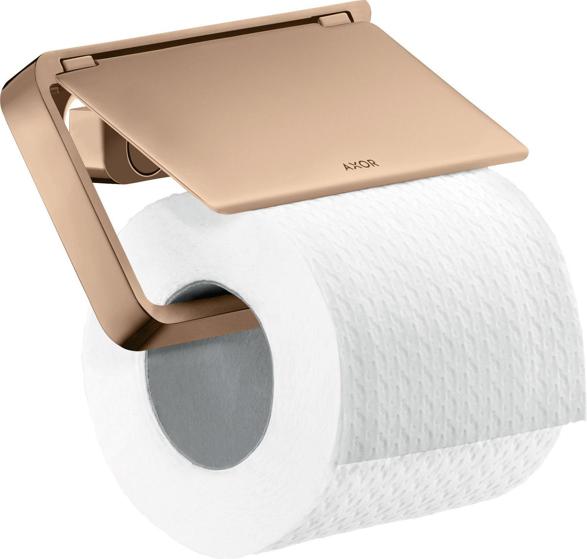 AXOR Universal Papierhalter Wandmontage Chrom – Toilettenpapier-Rollenhalter mit Deckel