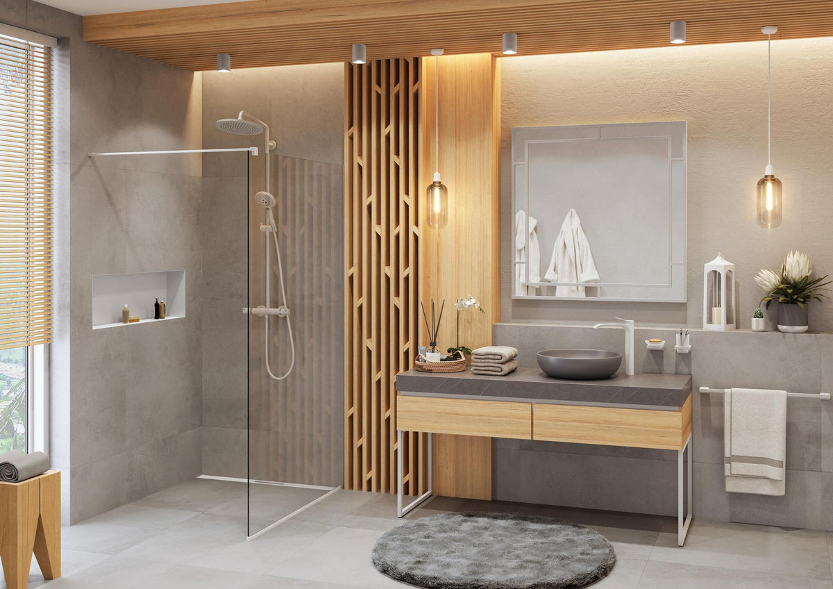 HANSGROHE Wandnische XtraStoris Original 300x150x100 mm mattschwarz mit Rahmen