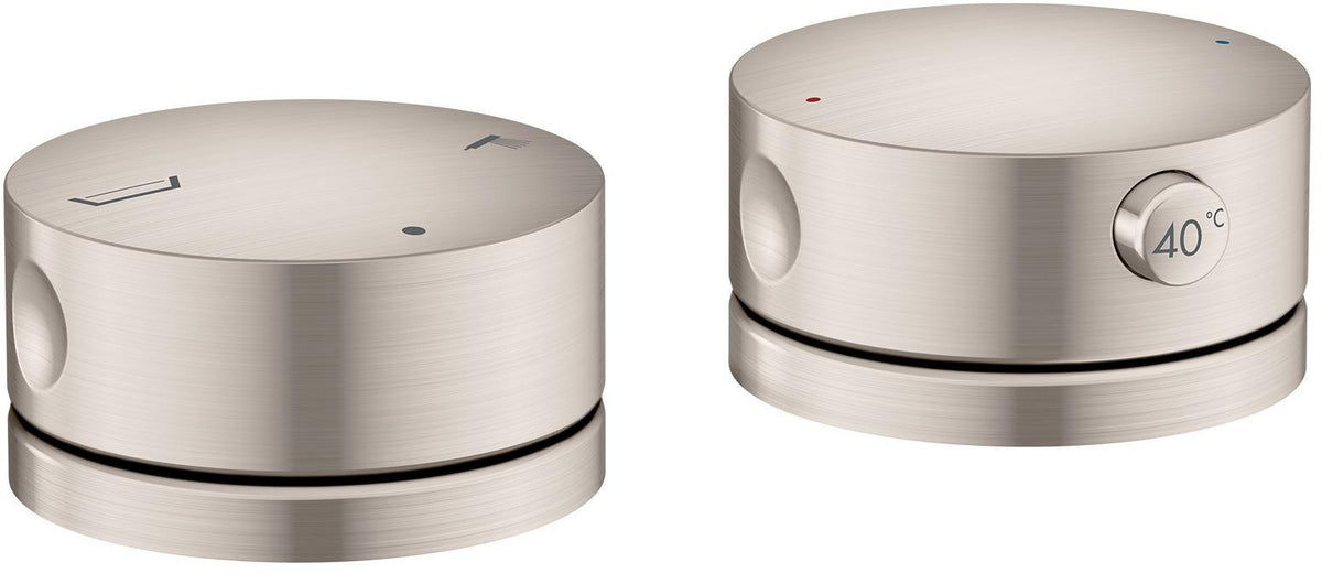 AXOR One 2-Loch Wannenrandarmatur mit Thermostat, chrom – Hansgrohe