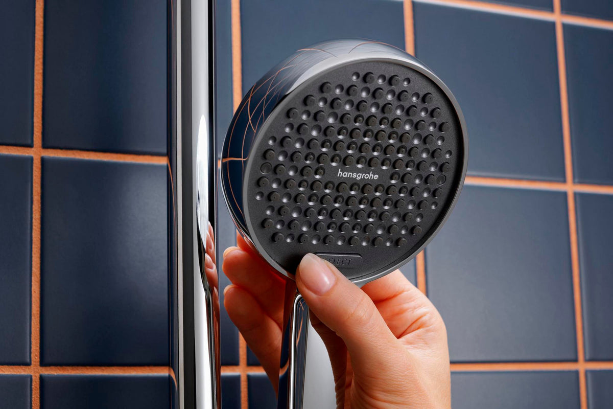 HANSGROHE Activera Select S 95 2jet EcoSmart Handbrause – Chrom, 2 Strahlarten, Select-Taste