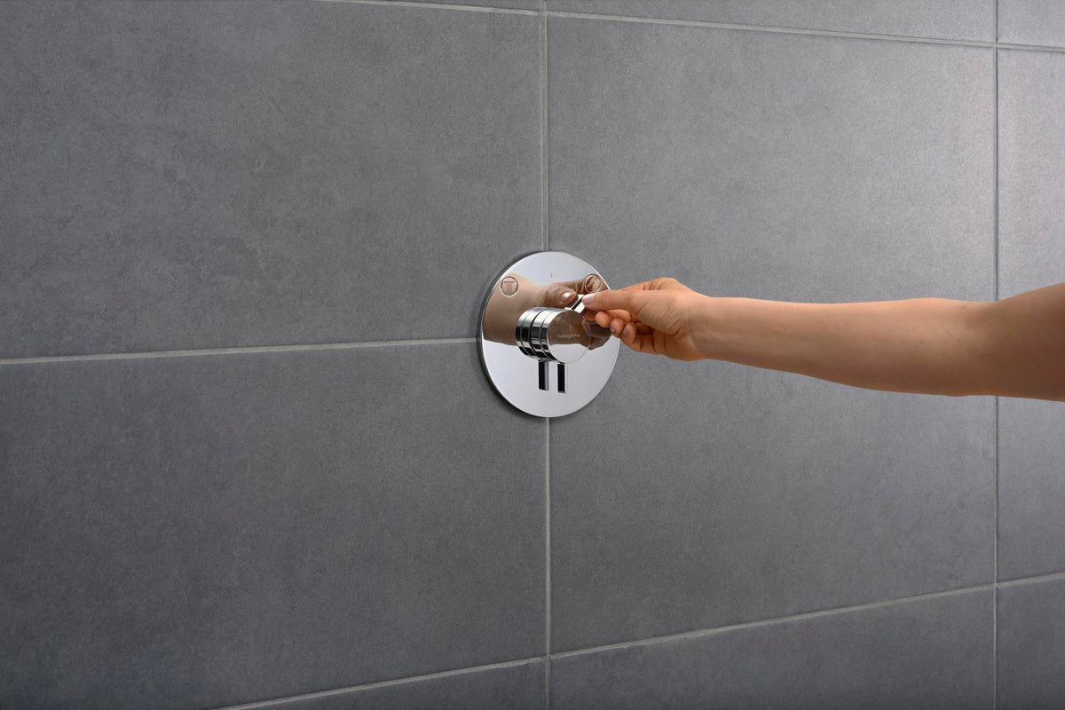 HANSGROHE HG Mischer DuoTurn S Unterputz, 2 Verbraucher chrom – Mengensteuerung und Umsteller