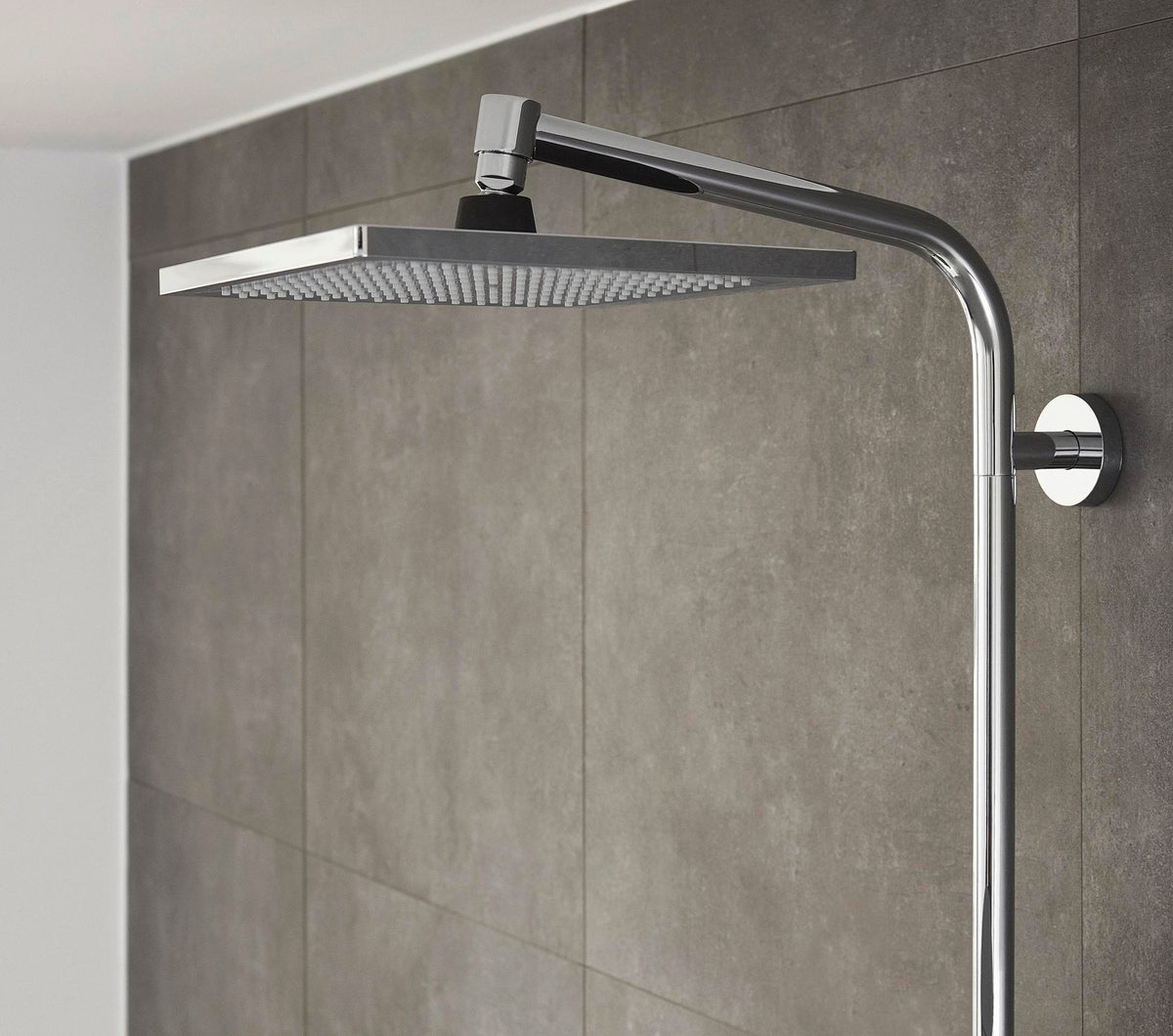HANSGROHE Showerpipe CROMETTA E 240 Chrom mit Thermostat Ecostat 1001 CL – Duschsystem
