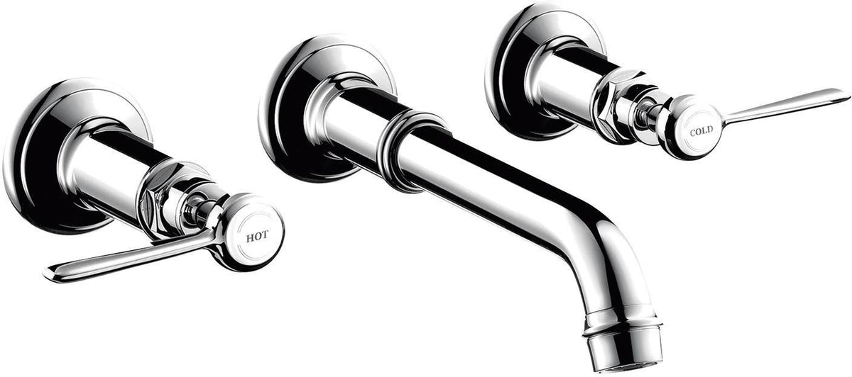 AXOR MONTREUX 3-Loch-Waschtischarmatur Unterputz DN 15 mit Hebelgriff Chrom