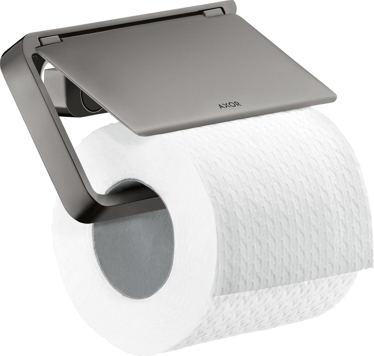 AXOR Universal Papierhalter Wandmontage Chrom – Toilettenpapier-Rollenhalter mit Deckel