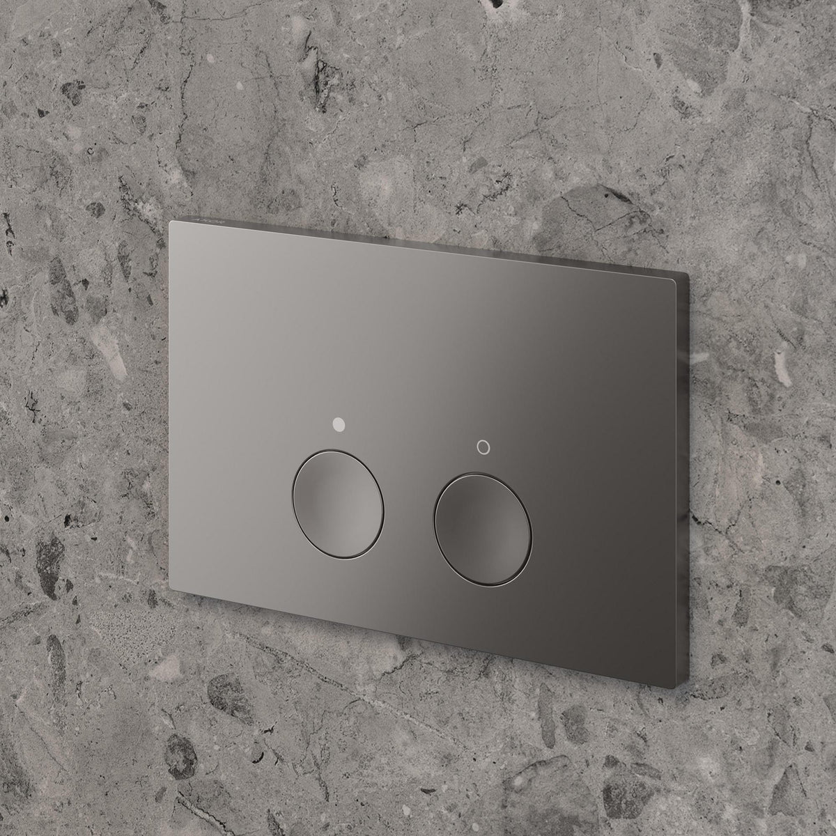 AXOR FlushPlate Drückerplatte für Geberit Sigma – Mechanische Betätigung, Edelstahl gebürstet