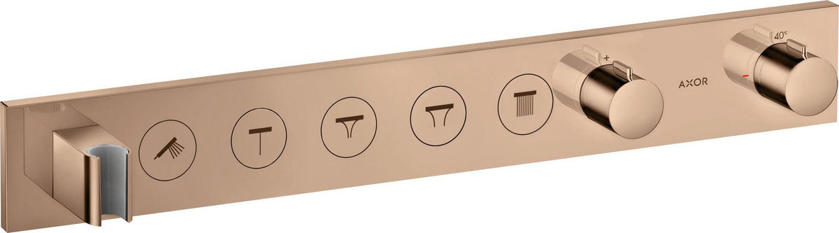 AXOR ShowerSolutions Select Thermostatmodul 670/90 für 5 Verbraucher – Chrom