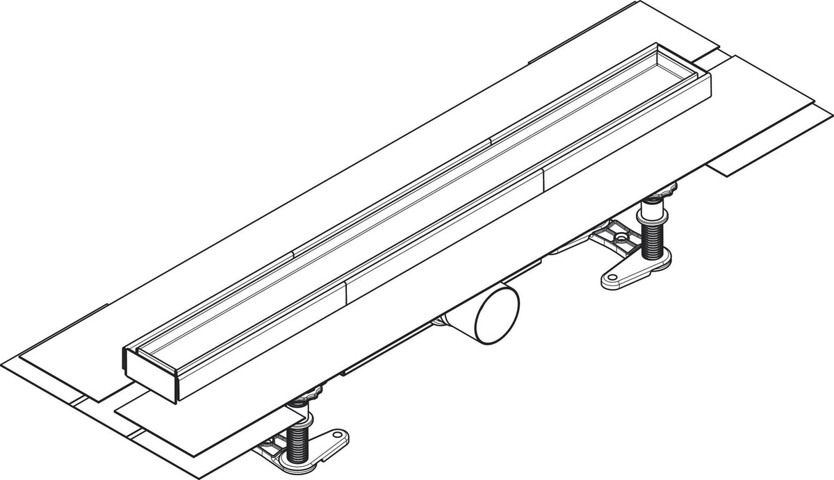 HANSGROHE RainDrain Compact Duschrinne 1200 mm Komplettset befliesbar